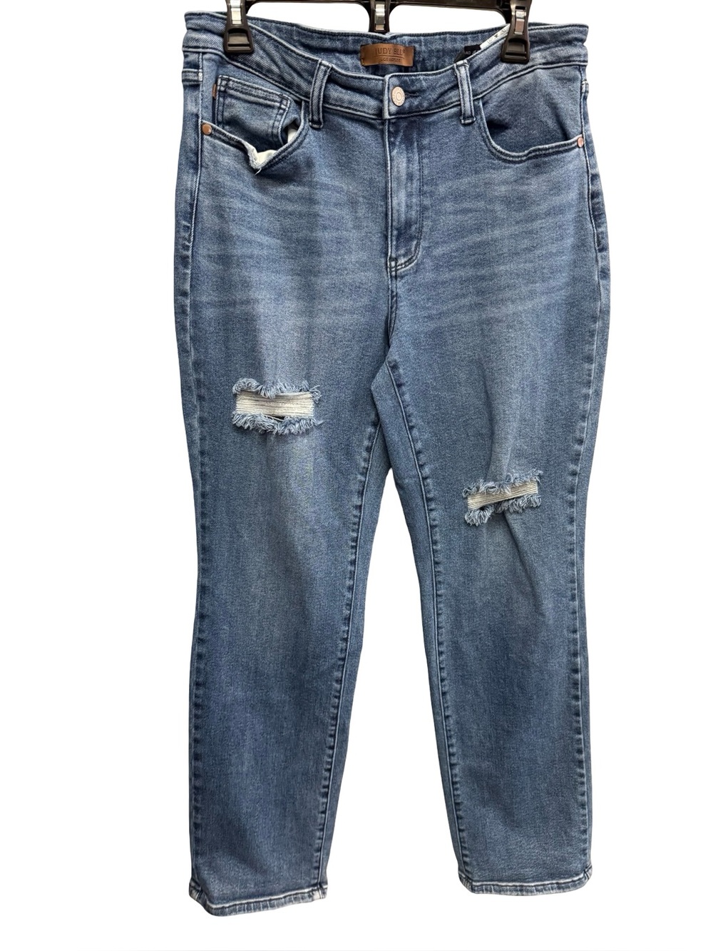 1224 / Judy Blue Distressed Dad Jeans Size 15/32